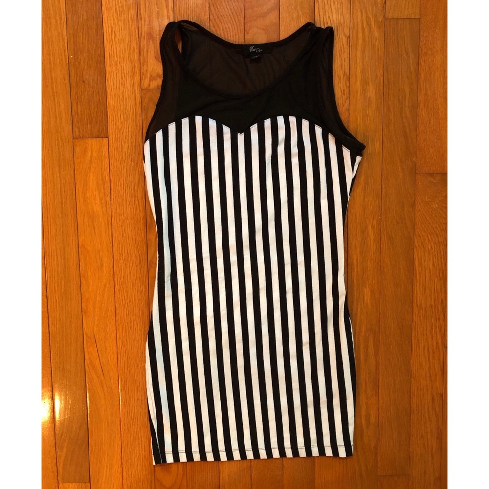 STRIPED PENCIL DRESS 👗